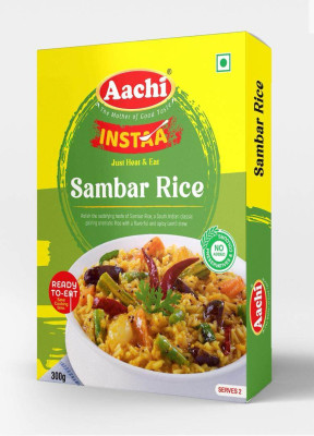 AACHI READY TO EAT SAMBAR RICE 300GM (1X20)
